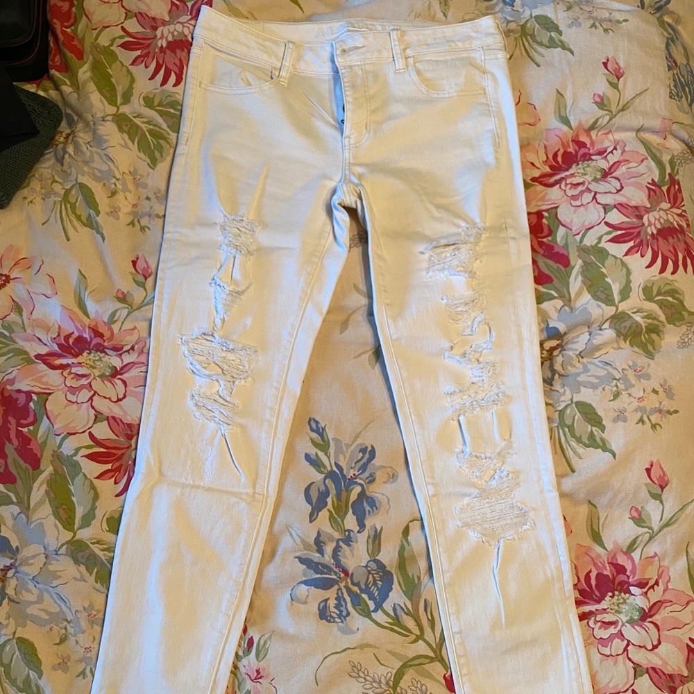 Cream American Eagle Jeans